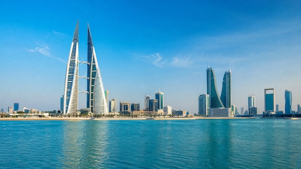 Bahrain flag / landmark