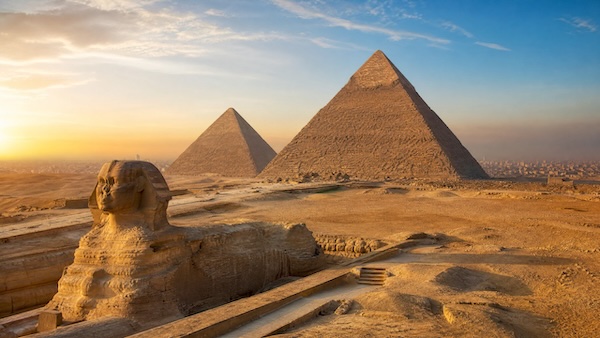 Egypt flag / landmark